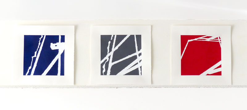 Philip Bradshaw, Installation view, 3 x Untitled, Open Studio 2014